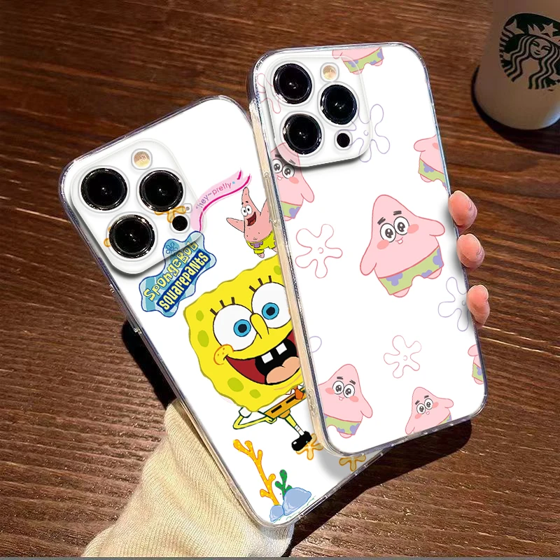 Мягкий чехол R16 SpongeBob SquarePants для Huawei Nova 2i 3I 5T Y5P Y6 Y6P Y7 Y7A Y8P Y8S Y9 Prime Y9S P20 Pro P30 Lite Honor 8X