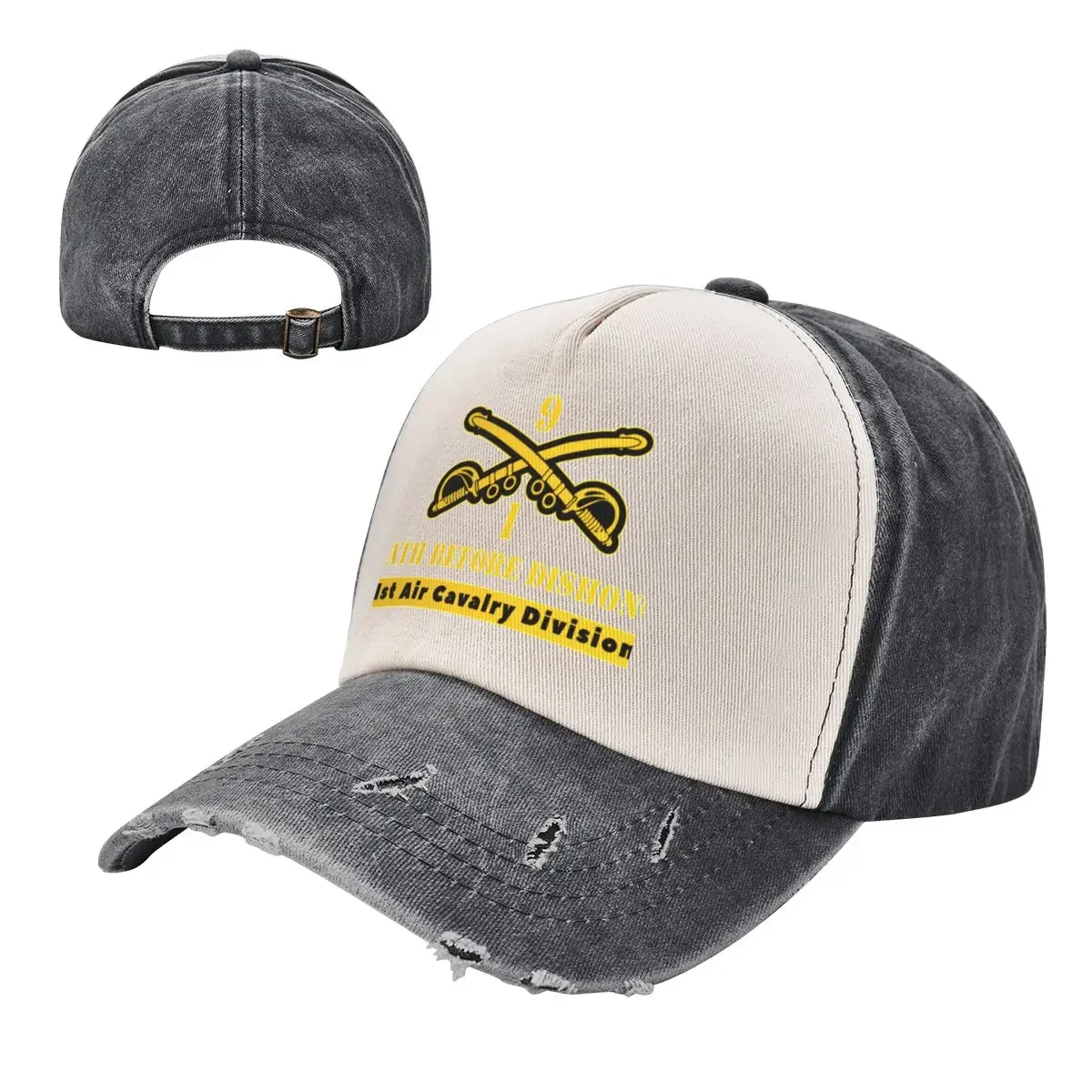 DEATH BEFORE DISHONOR / 1st Cavalry DivisionCap Бейсбольная кепка для вечеринки Кепка гольфа