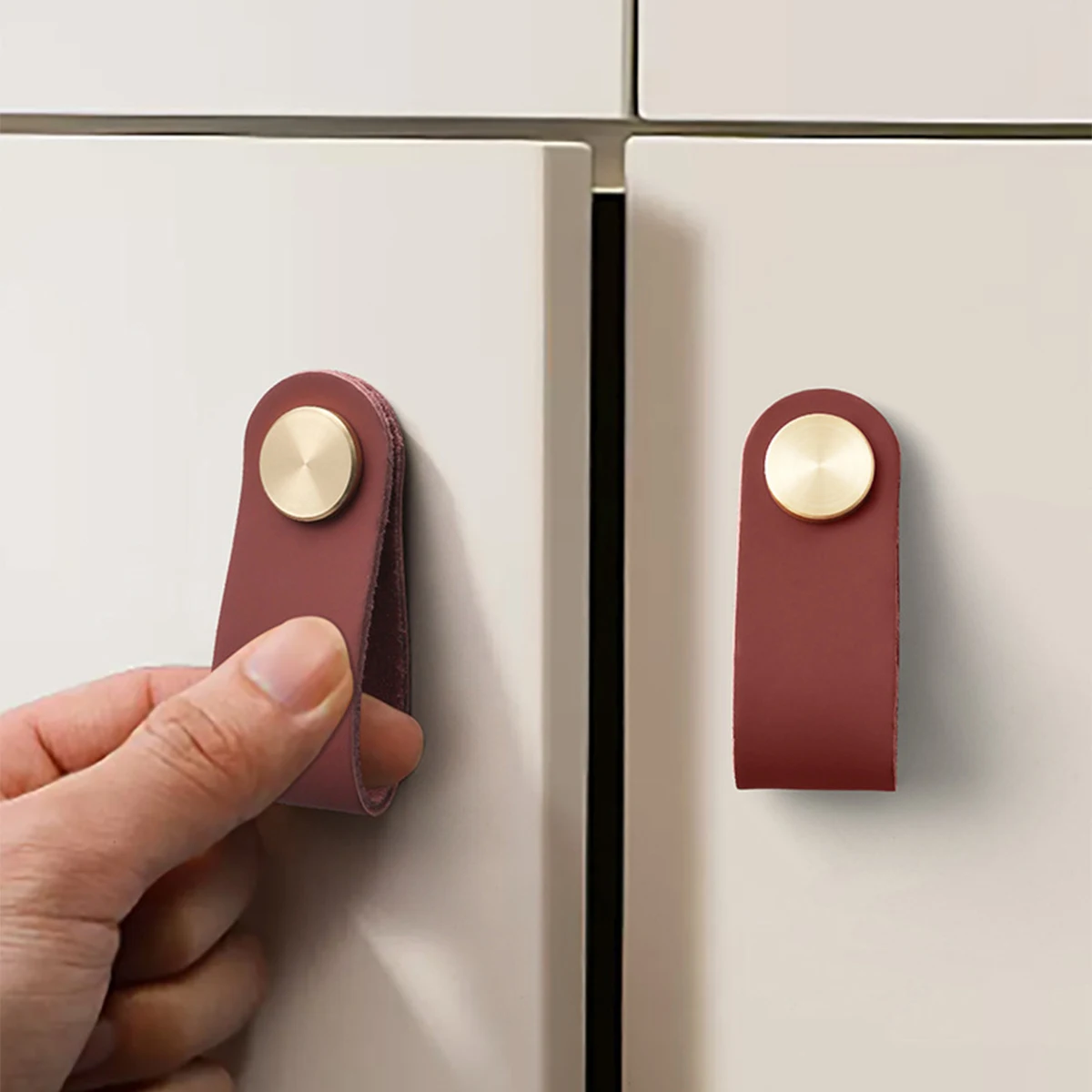 Кожаные ручки 6 4X2 5 см ручной работы