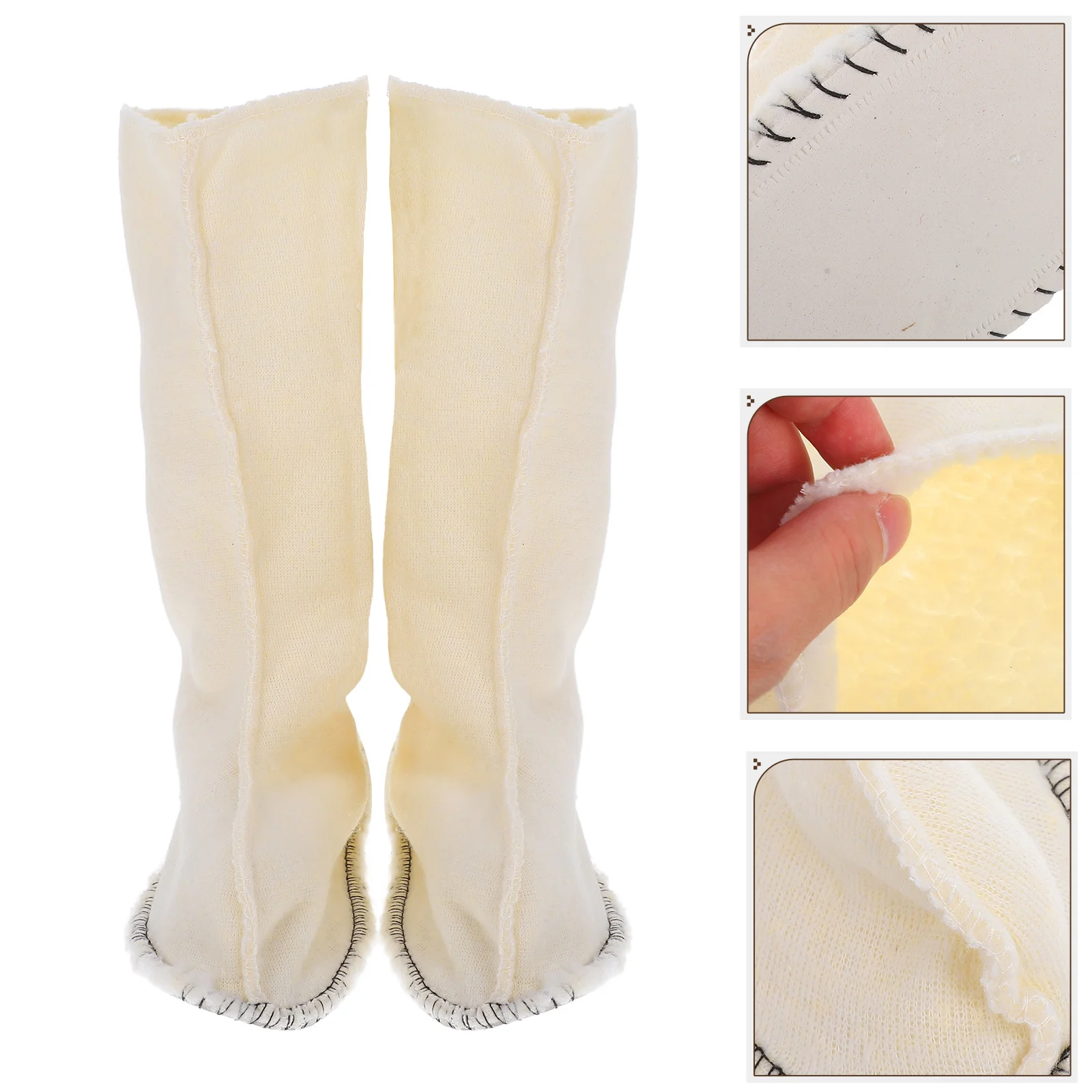 Стельки сапоги резиновые для женщин носки подкладки зимние уличные теплые до