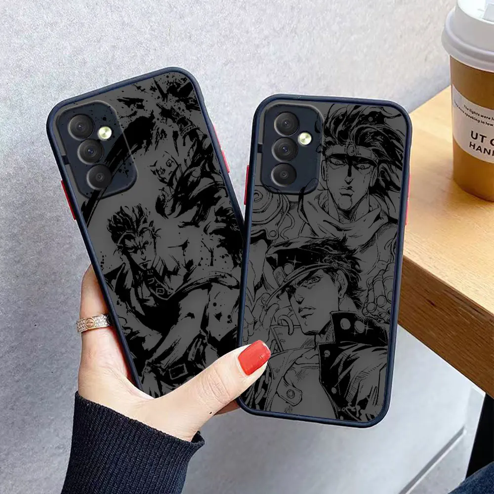 

Matte Case for Samsung Galaxy M62 M53 M52 M51 M33 M32 M31 M23 M20 M10 5G J8 J7 J6 J5 J4 Case JoJos Bizarre Adventure Lnk Drawing