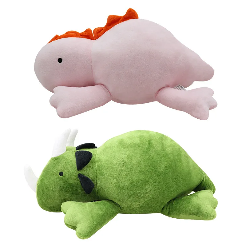 

Новинка 60 см мультяшный динозавр утяжеленная плюшевая игрушка Kawaii Triceratops в виде животного мягкая набивная кукла подушка большой размер плю...
