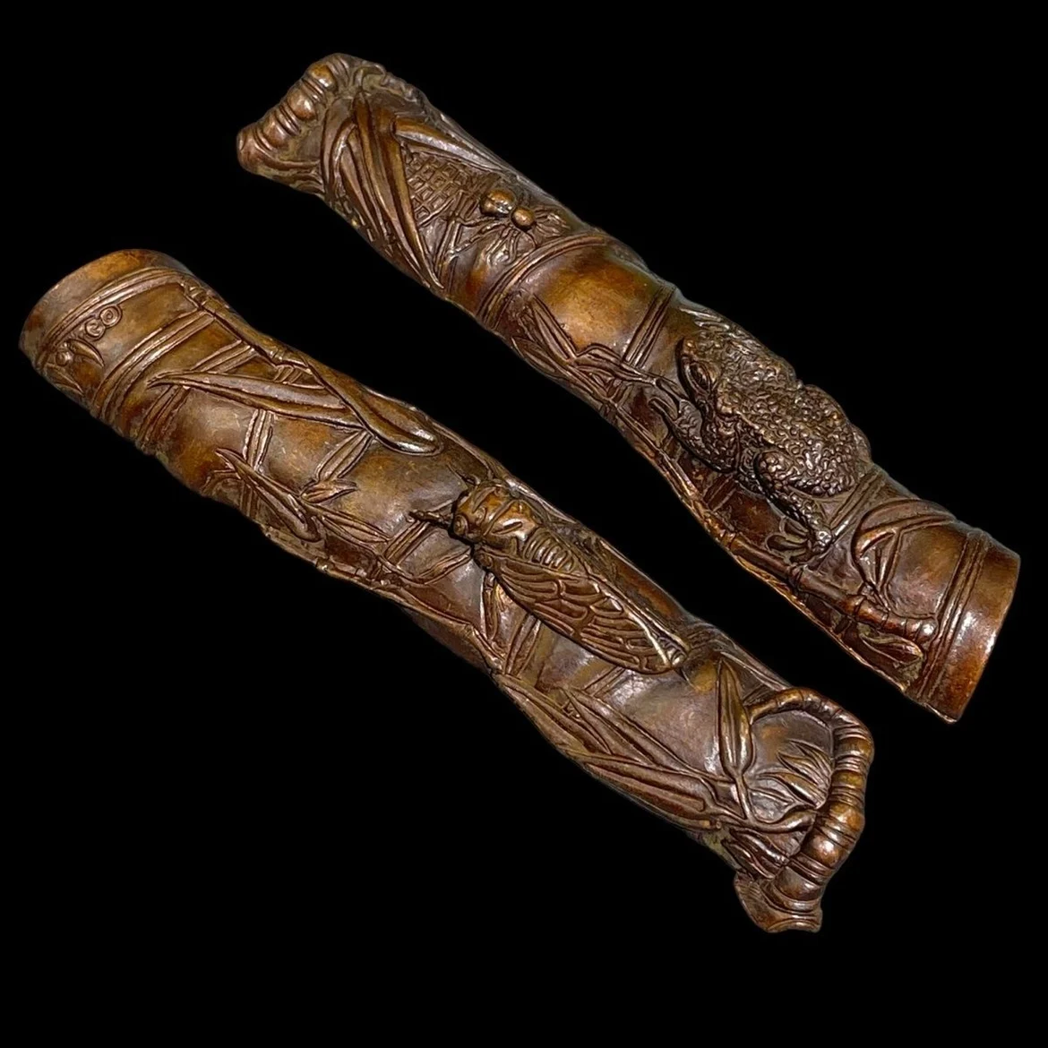 Коллекция медного стиля владеющий мир Цикада держатель ручек линейки ручка