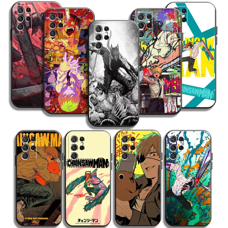 

Chainsaw Man Denji Phone Cases For Samsung Galaxy M12 FE S20 Lite S8 Plus S9 Plus S10 S10E S10 Lite M11 M12 S20FE Coque