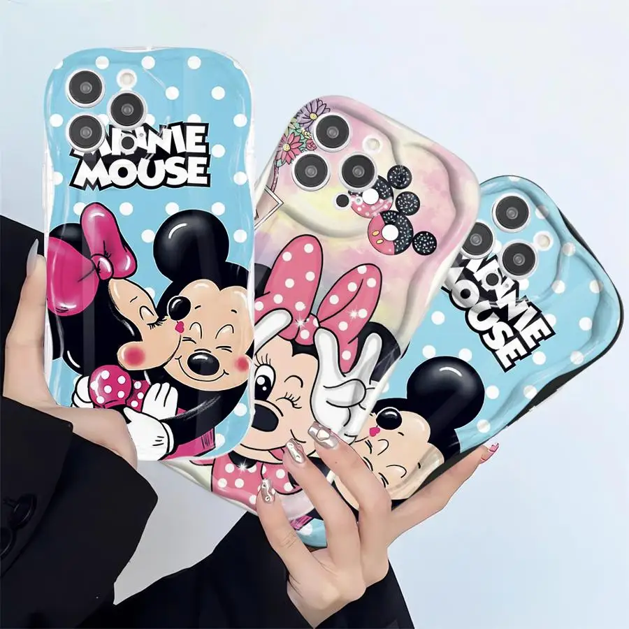 Disney Mickey Minnie Mouse Phone Case for Vivo Y20i Y21S Y21A Y02 Y12 Y15S Y16 Y17 Y19 Y20 Y21 2021 Y35 Y22S Y36 Y50 4G 5G cases