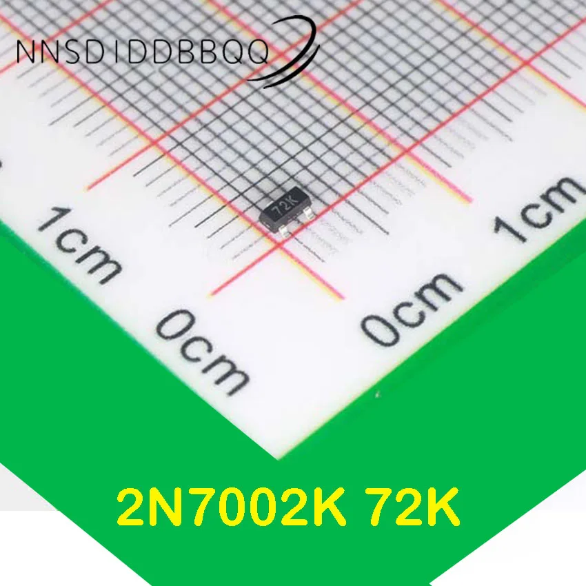 20 шт./лот 2N7002K 72K MOSFET транзистор SOT-23 N-channel 60V 340mA,5Ω @ 10V