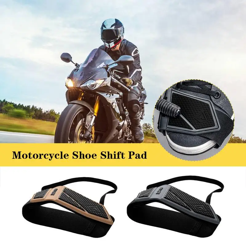 

Защита для мотоциклетной обуви, коврик для переключения передач, противоскользящий чехол для ног, регулируемый чехол для переключения передач, прочная легкая защита для ботинка