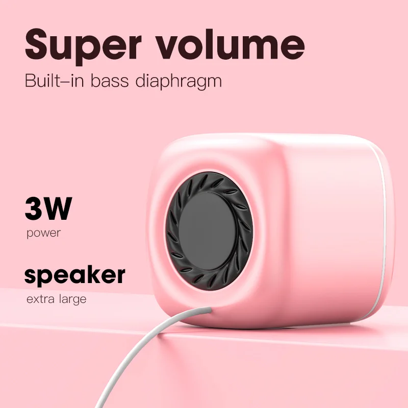 USB Computer Speaker for Laptop PC Subwoofer Wired Music Player Audio Speakers Deep Bass Sound Loudspeaker Not Bluetooth Speaker enlarge