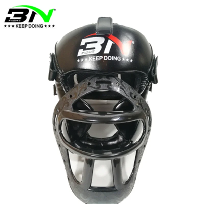 

New BN Kids/Adults New MMA Muay Thai Boxing Helmet W/Mask Taekwondo Martial Arts Sparring Sanda Headgear Training Equipment