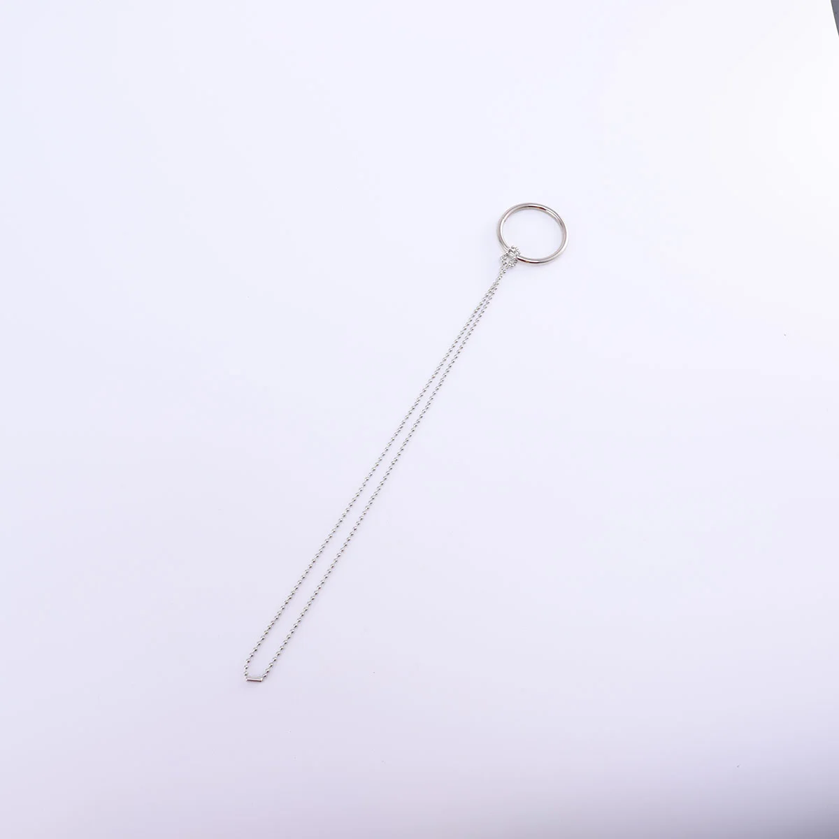 

Ring Rope Trick Props Performance Chain Floatingillusion Kids Kid Hoop Metal Finger Gimmickmagician Chains Rings Linking Onwith