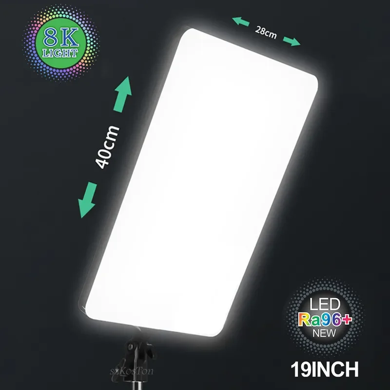 

Inch LED Video Lights Panel Led Lamp 3200k-5500K Dimmable Professional Photographic Lighting For Studio YouTube Live Stream