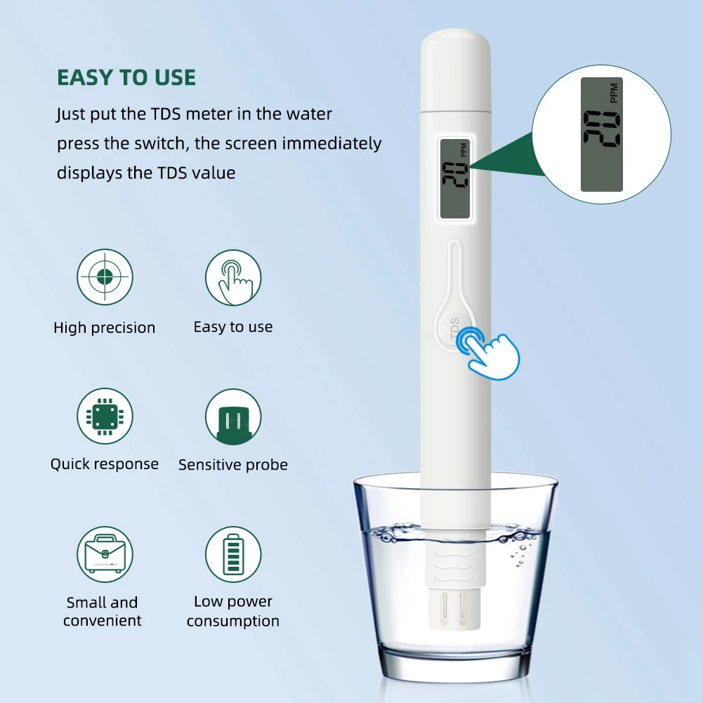 Цифровой тестер качества воды TDS ручка для измерения монитор лабораторий
