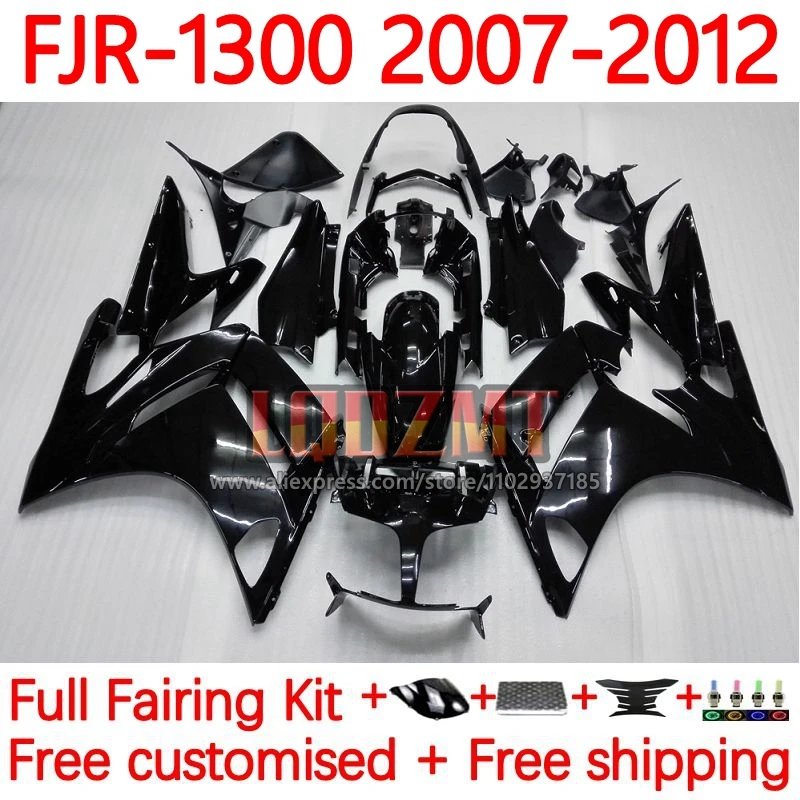 

Frame For YAMAHA FJR-1300 FJR 1300 A C FJR1300 2007 2008 2009 2010 2011 2012 FJR1300A 07 08 09 11 12 Fairing 37No.3 Gloss black