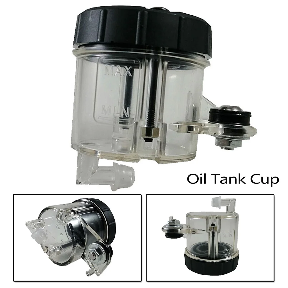

Durable New Useful Accessory Oil Tank Cup Cylinder Master Reservoir Clutch Motorcycle Black Brake Fluid Plastic