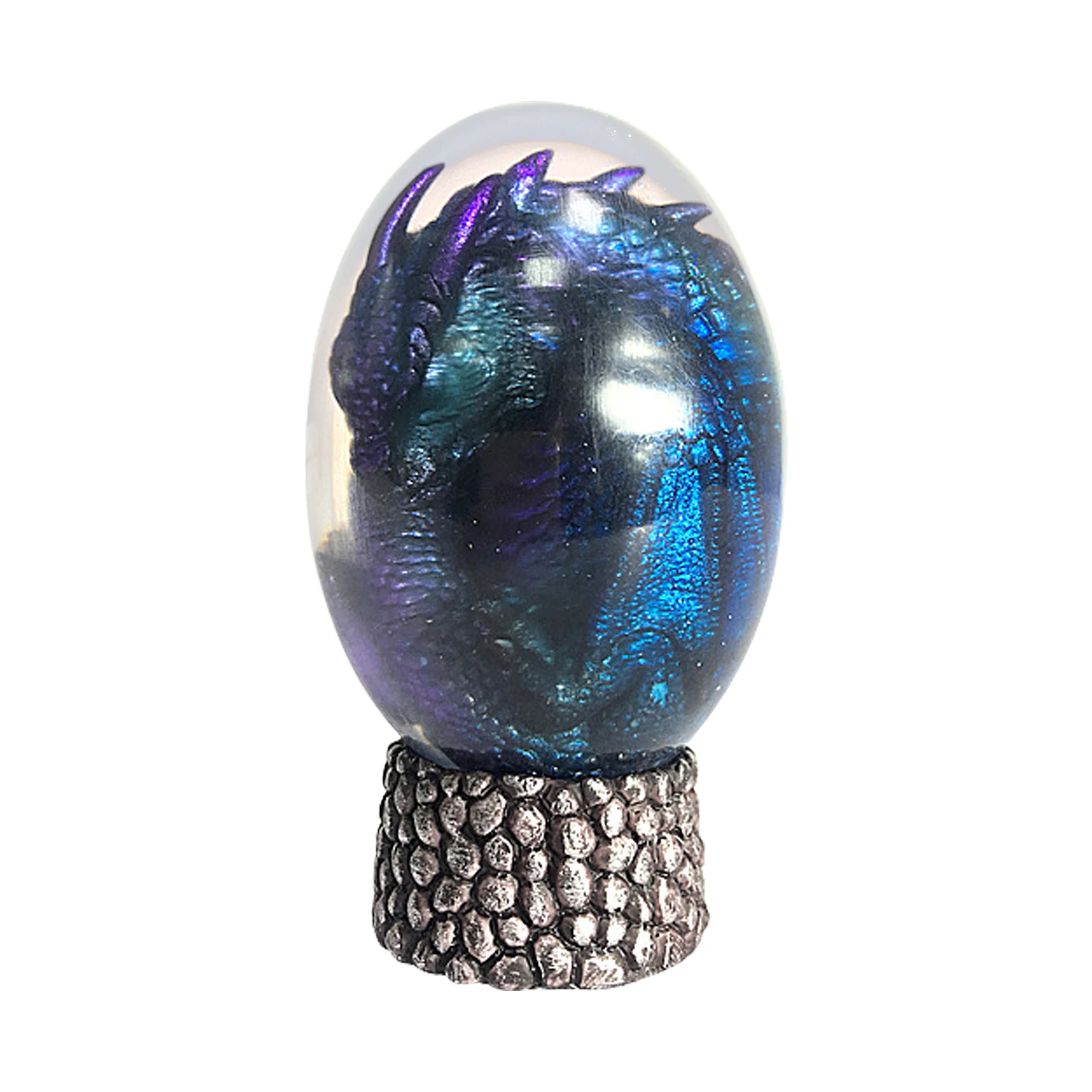 

Кристаллическая прозрачная полимерная статуя Дракон яйцо Лава Динозавр яйцо сувенирные Смола светящаяся игрушка домашний Декор подарок
