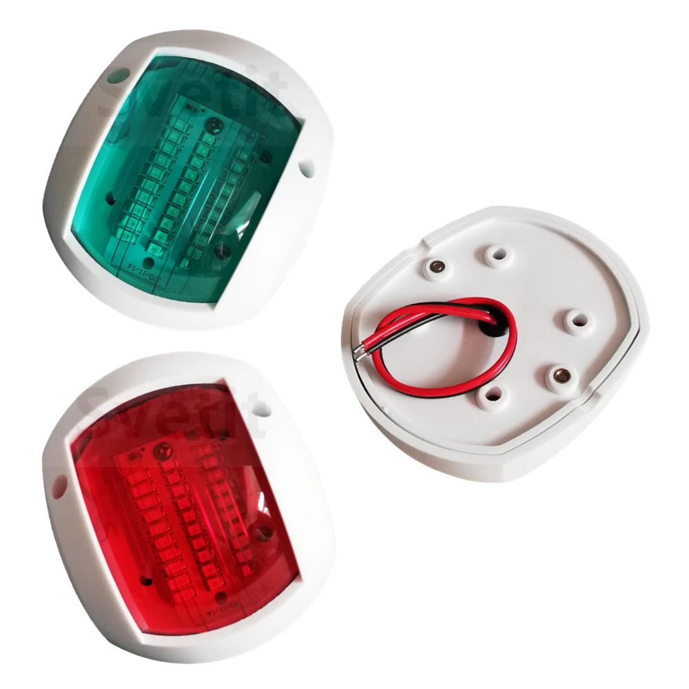 1 комплект красно-зеленая фотолодка фонарь для навигации 12 В 24 Водонепроницаемые