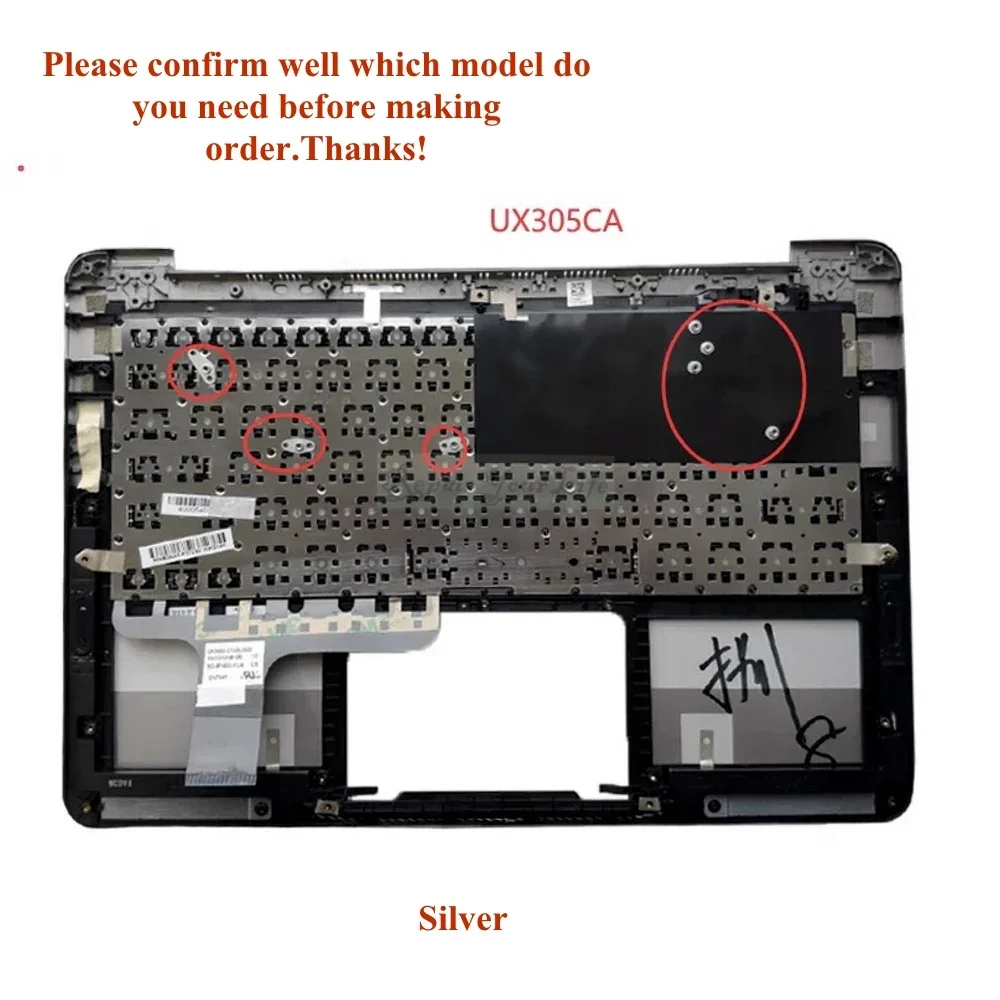 Фото Испанская русская клавиатура с упором для рук для ASUS UX305 UX305C UX305CA UX305F UX305FA Клавиатуры для ноутбуков 90NB06X2-R31SP0 90NB0AA2-R32RU0 №5