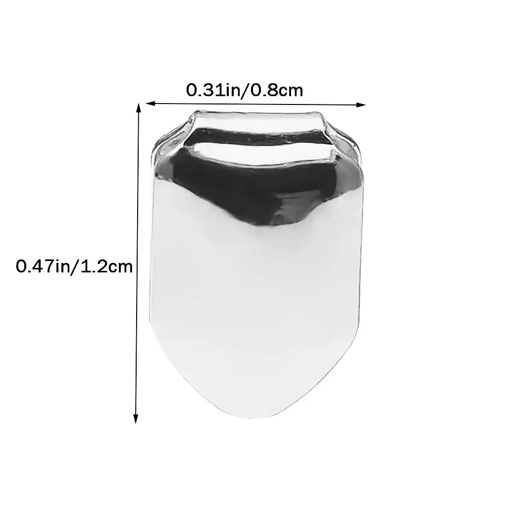 

Клыки с одним зубцом 2 шт., клыки, канинские железные зубы в стиле хип-хоп для рождества, Хэллоуина, золото