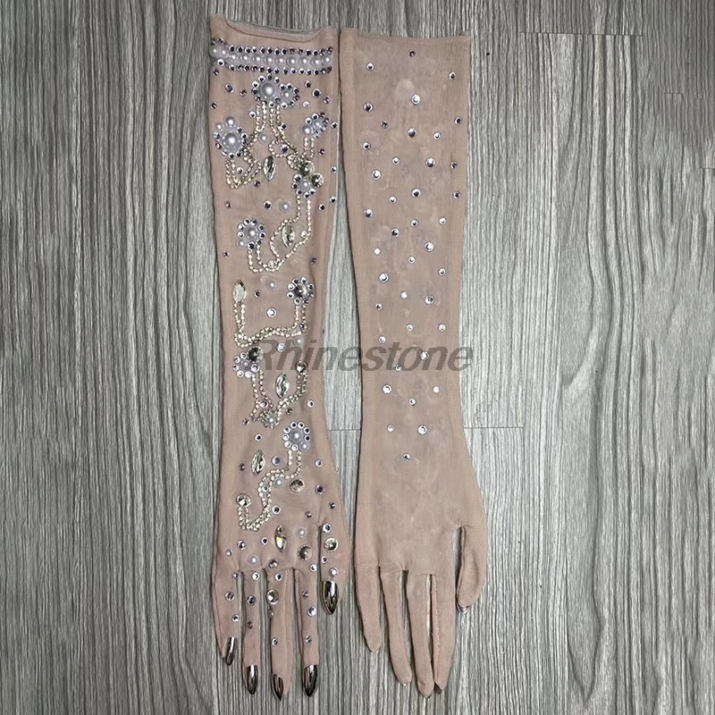 Привлекательные сетчатые кристаллы аксессуары для вождения и ужина Элегантные