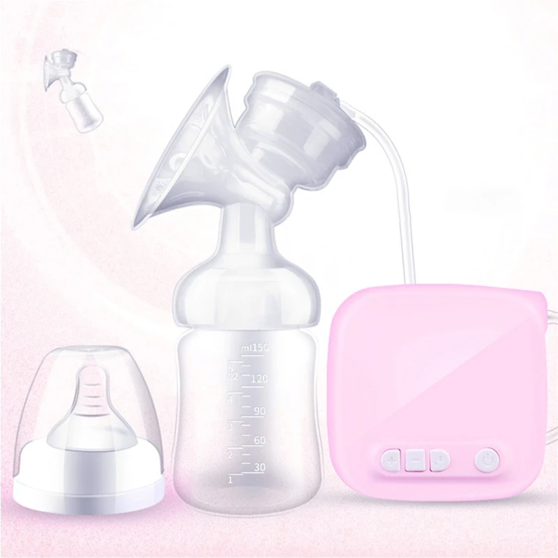 Electric Breast Pump Automatic Milker with Baby Bottle Suction Milk Extractor New