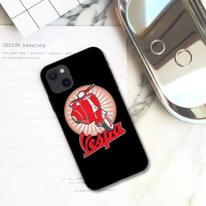 Чехол для телефона Cool-V-Vespas-Scooter iPhone 11 12 Mini 13 Pro XS Max X 8 7 6s Plus 5 SE XR | Мобильные телефоны