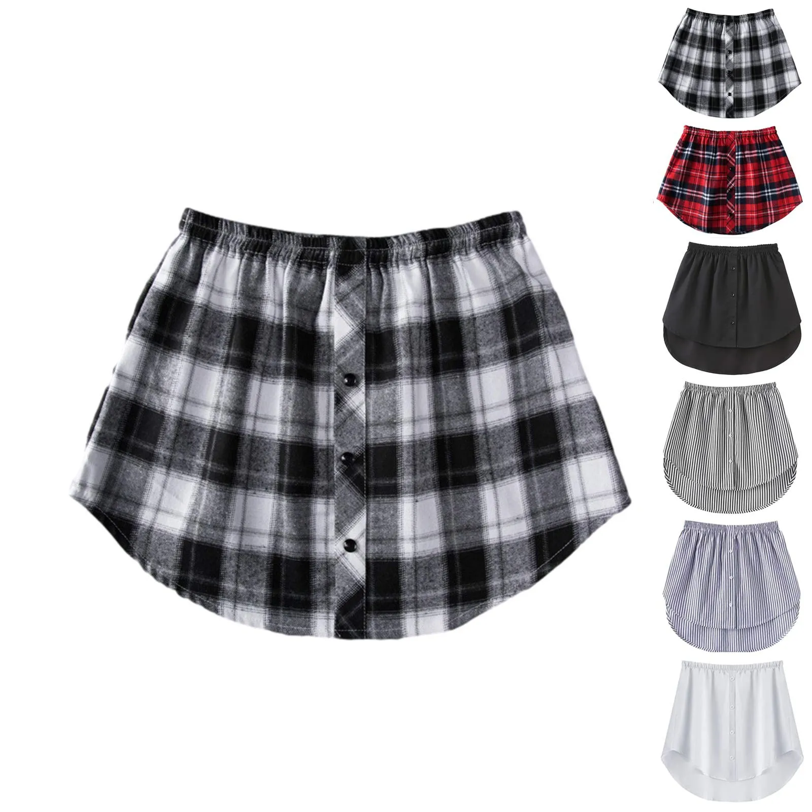 

Shirt Extender Mini Skirt Adjustable Layering Fake Top Lower Sweep For Sweater Sweatshirt Jacket Coat ropa de mujer 가을 여성 의류