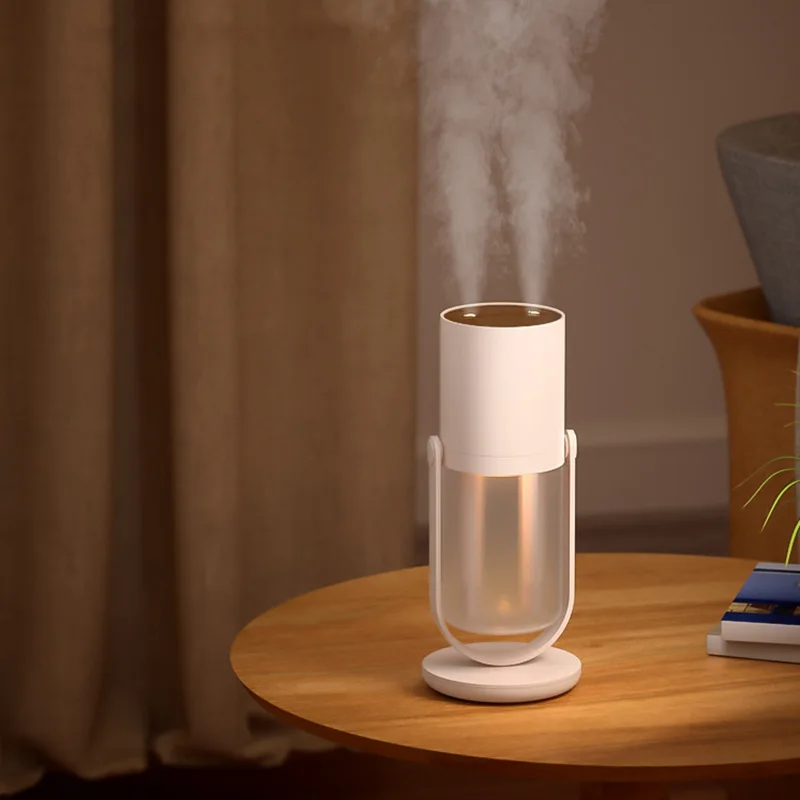 

Creative Rotating Dual Spray Humidifier Home Desktop USB Charging Large Capacity Atomizer Car Humidifier