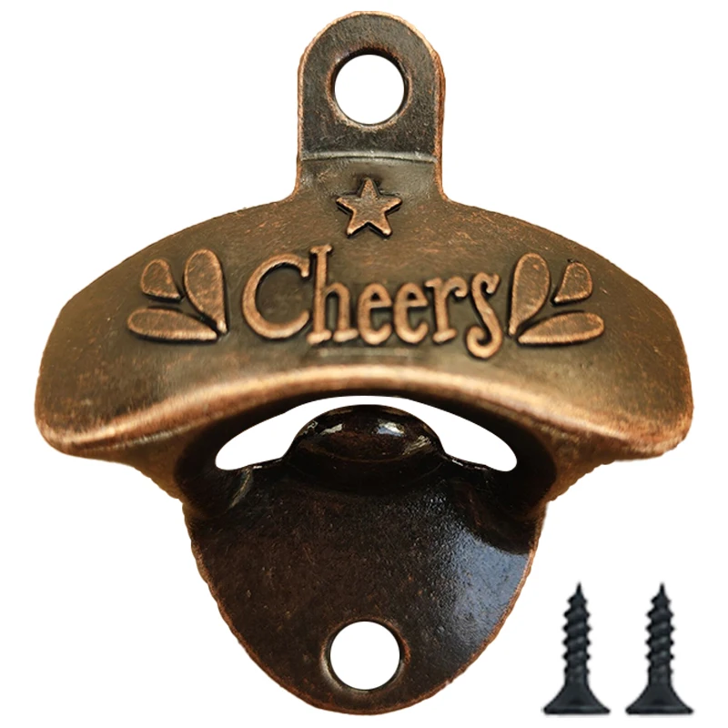 Настенная открывалка для бутылок из цинкового сплава