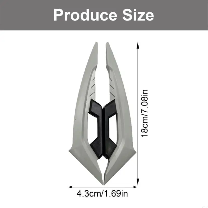 77HF 2PCS Мотоциклетные крылья передней стороны СПОЙЛЕР Аэродинамический комплект