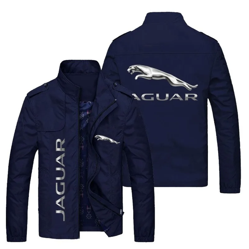 

2022 NEUE Frühjahr Herbst Männer JAGUAR LOGO jacken Beliebte Gedruckt casual fashion lose biker jacke Männer
