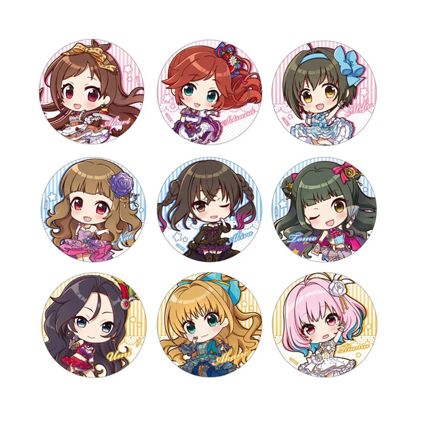 

Ranko Kanzaki Аниме Фигурка брошь значок Idolmaster Золушка девушки аниме броши значок Hayami Kanade периферийные подарки Новинка