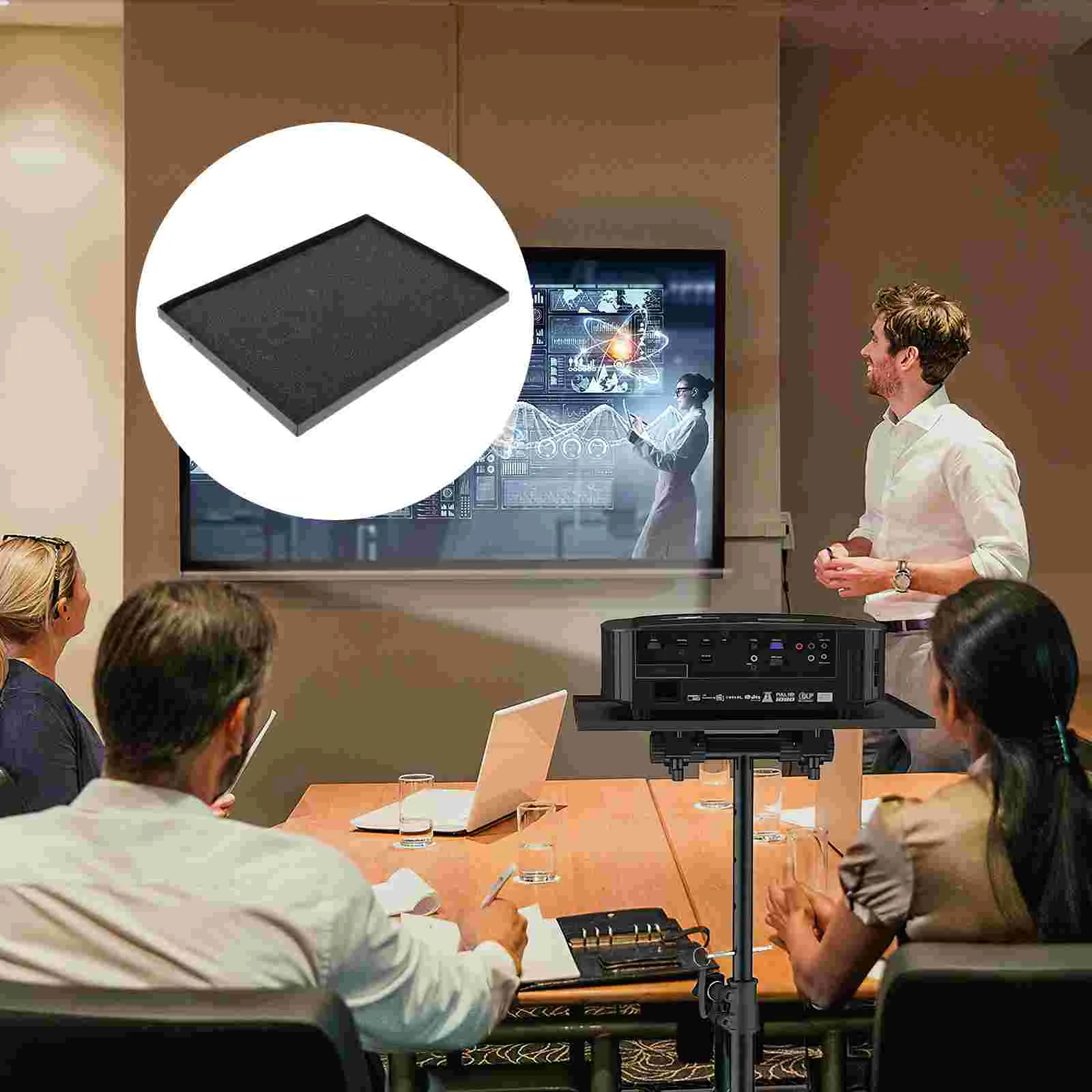 

Laptop Pallet Laptop Tray Platform 1/4 Inch 3/8 Inch Projector Holder 39x29cm