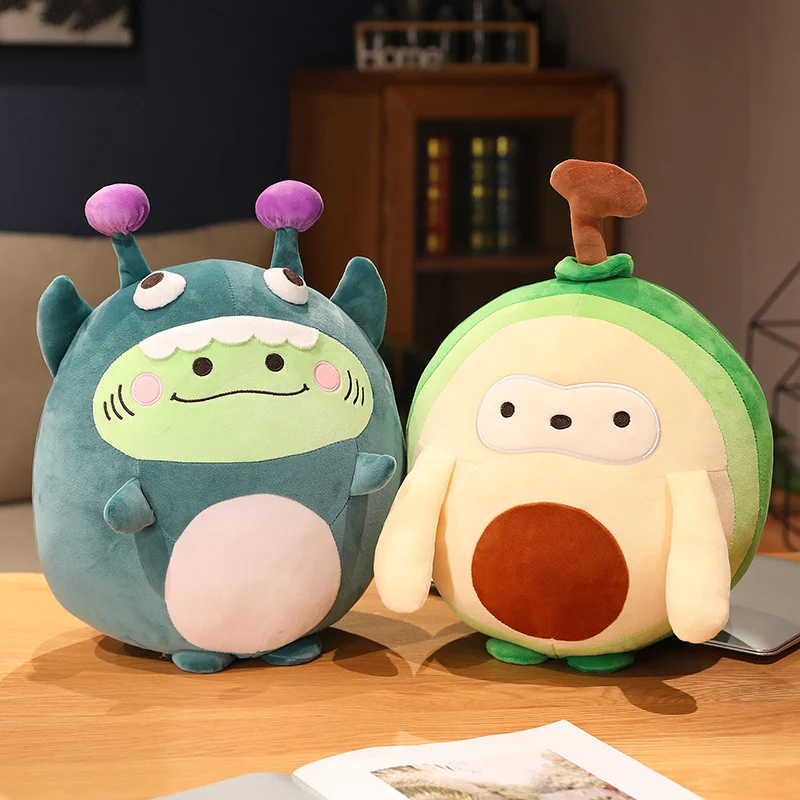 

30/45/60CM Kawaii Funny Fruit Monster Plush Toy Stuffed Soft Pillow Toys for Girls Kids Gifts Decor