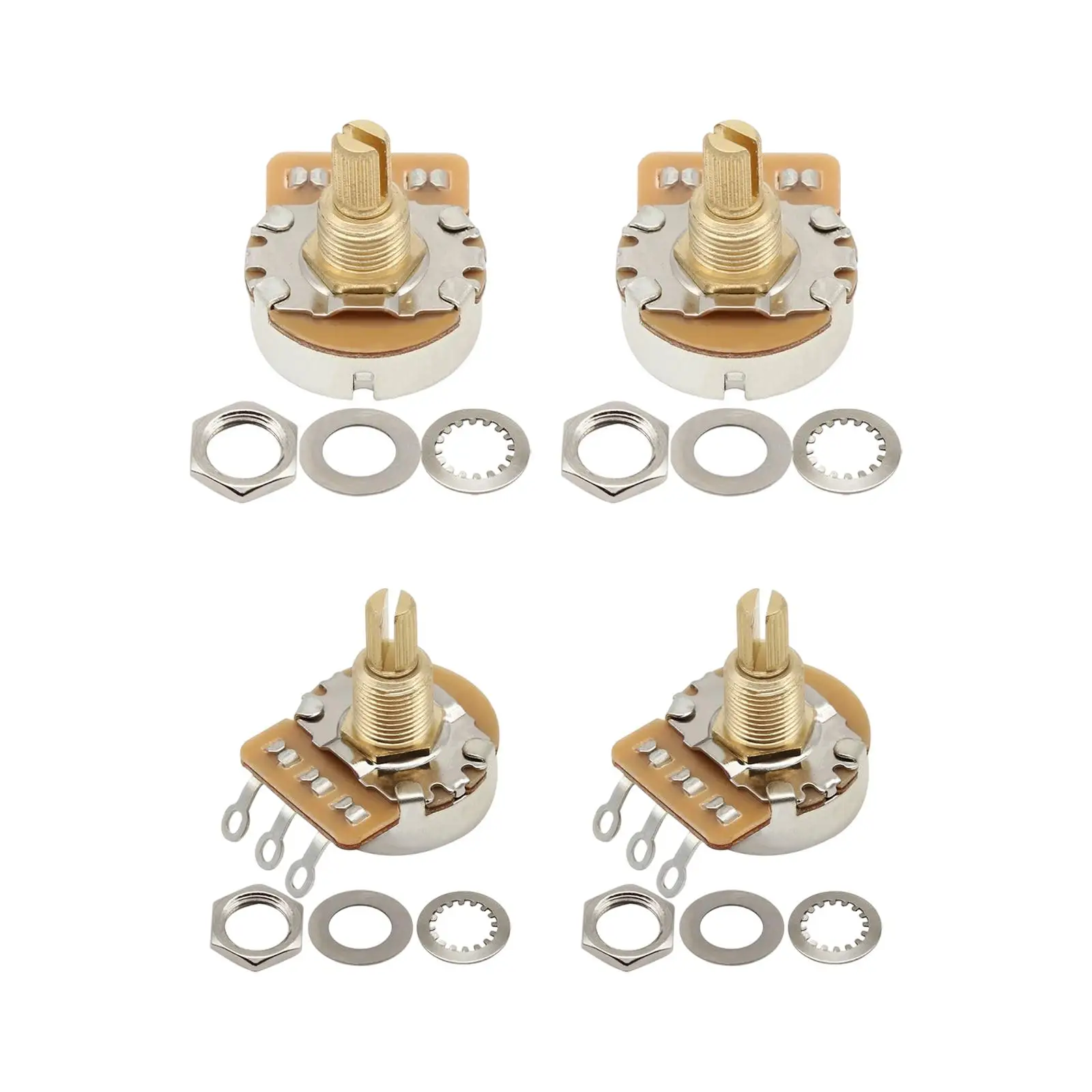 

Brass Shaft Potentiometer Split Shaft Potentiometer for Volume
