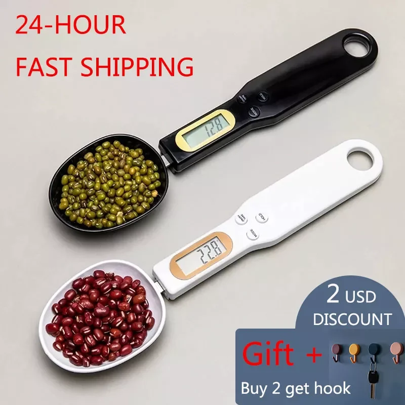 

2023New Kitchen Scale 500g 0.1g LCD Display Digital Weight Measuring Spoon Digital Spoon Scale Mini Kitchen Tool