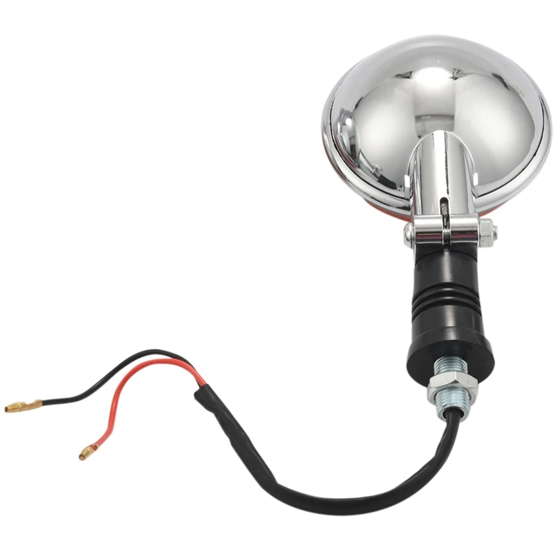 Мотоциклетные янтарные круглые поворотные сигналы световой индикатор линза для