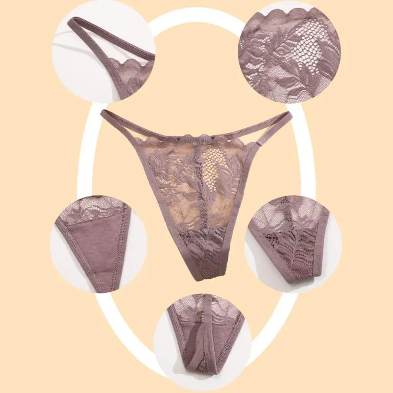 Дышащие не плюшевые сексуальные и удобные кружевные стринги новые женские