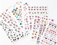 disney cartoon 3d adhesive nail stickers nail art accessories mickey mouse donald duck duffy bear anime stickers nail art decals