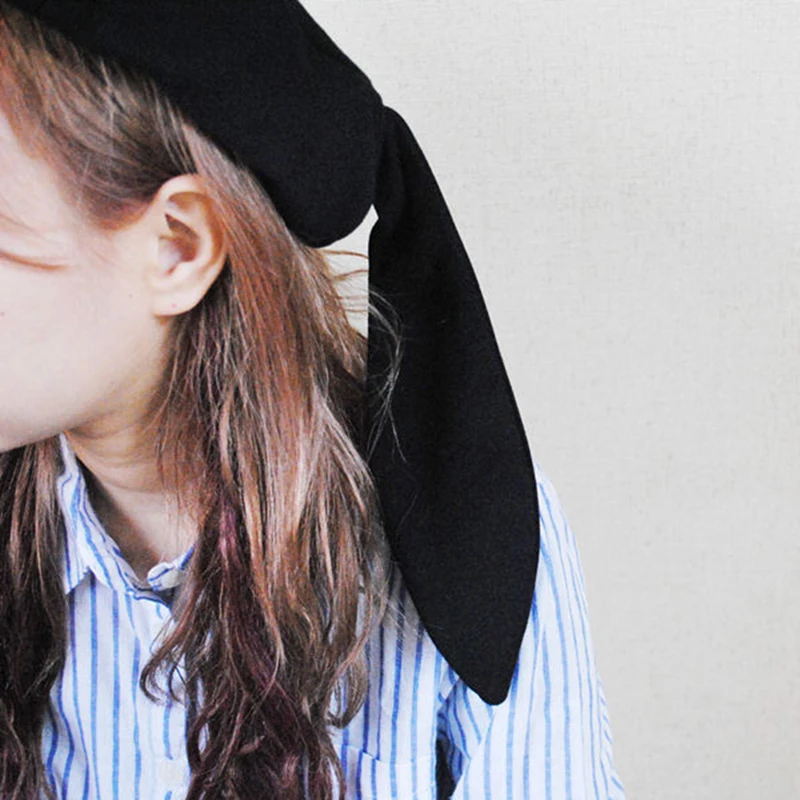 

Soft Girl Student Beret Cute Rabbit Ears Stylish Japanese Female Sweet Buds Cap Young Painter Black Cap
