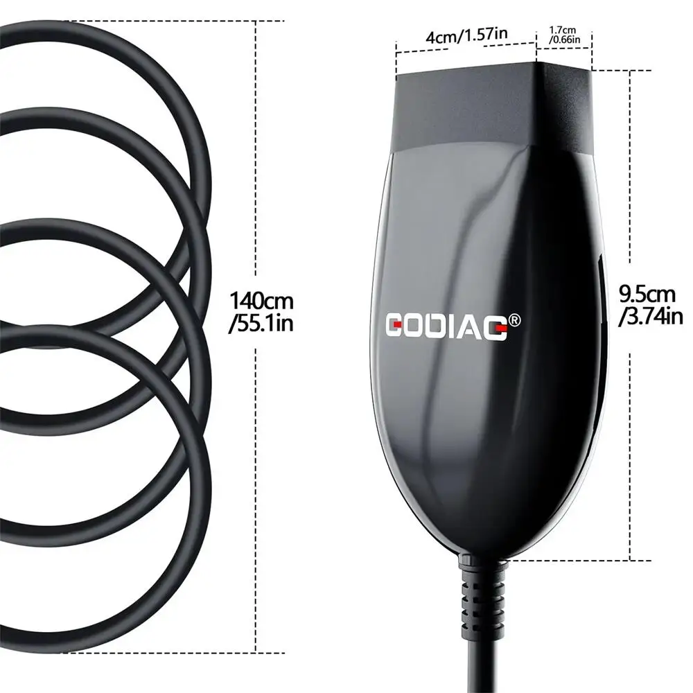 GODIAG GD101 Openport 2.0 J2534 совместим с Honda HDS 3.104.024, Toyota Techstream V17.30.011, JLR SDD V163, Forscan 2.3 (art.: 3920cb635e18b) - 3920cb635e18b