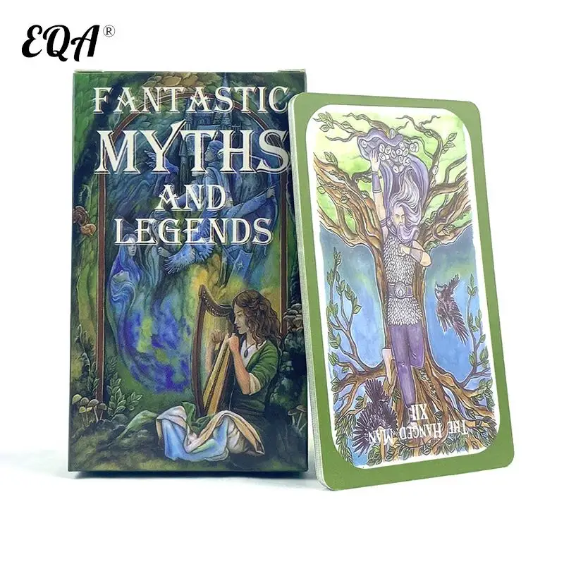 

Fantastic Myths And Legends Smith Wait Light Tarot Cards Paper Booklet Instructions English Tarot Deck Oracle Cards