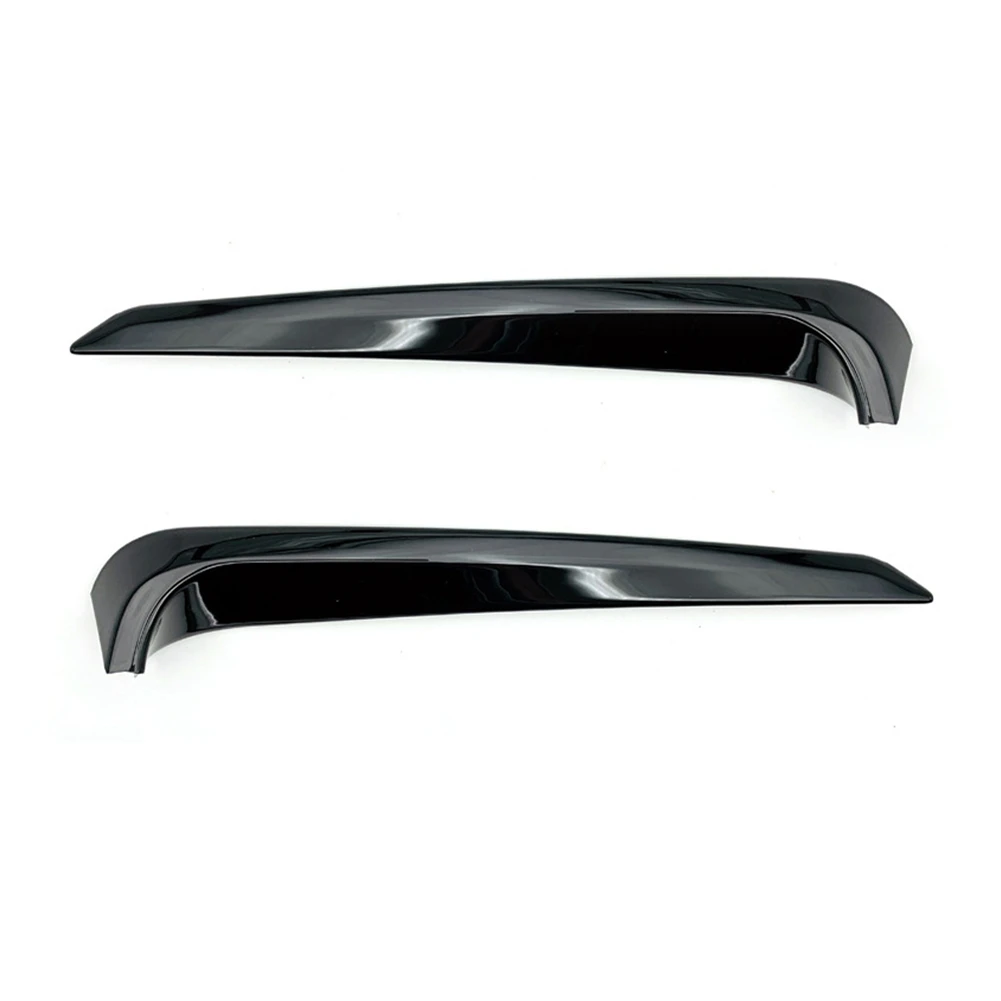 

Car Glossy Black Front Fog Light Lamp Cover Trim Bumper Molding Garnish Eyebrow Eyelid for Nissan Serena C27 2020-2022