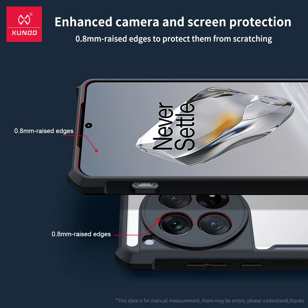 Чехол Xundd для OnePlus 13 12 1+11 противоударная подушка безопасности бампер защитный