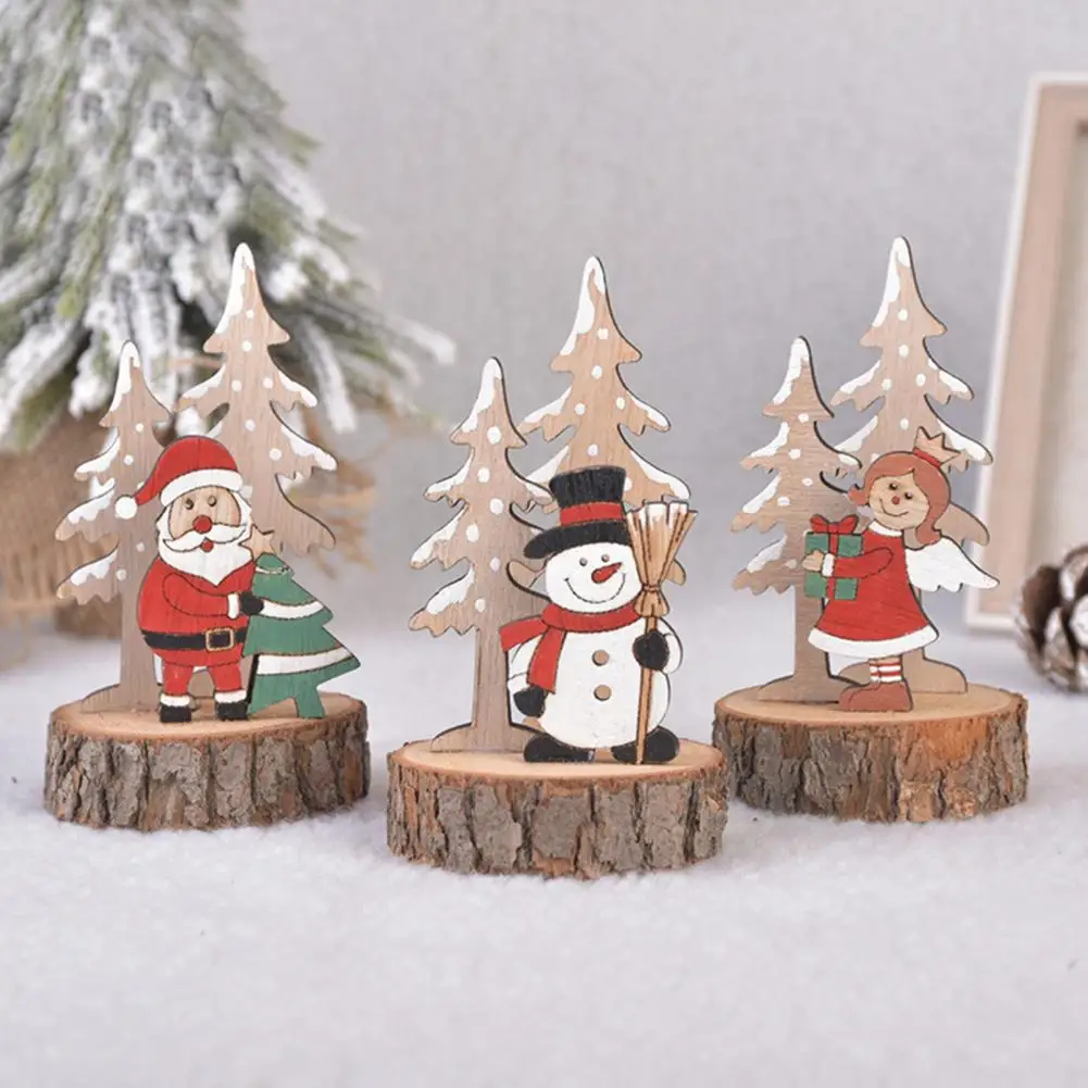 

Reusable Attractive Adorable Christmas Tree Decor Bright-colored Christmas Ornament Burr Free for Home
