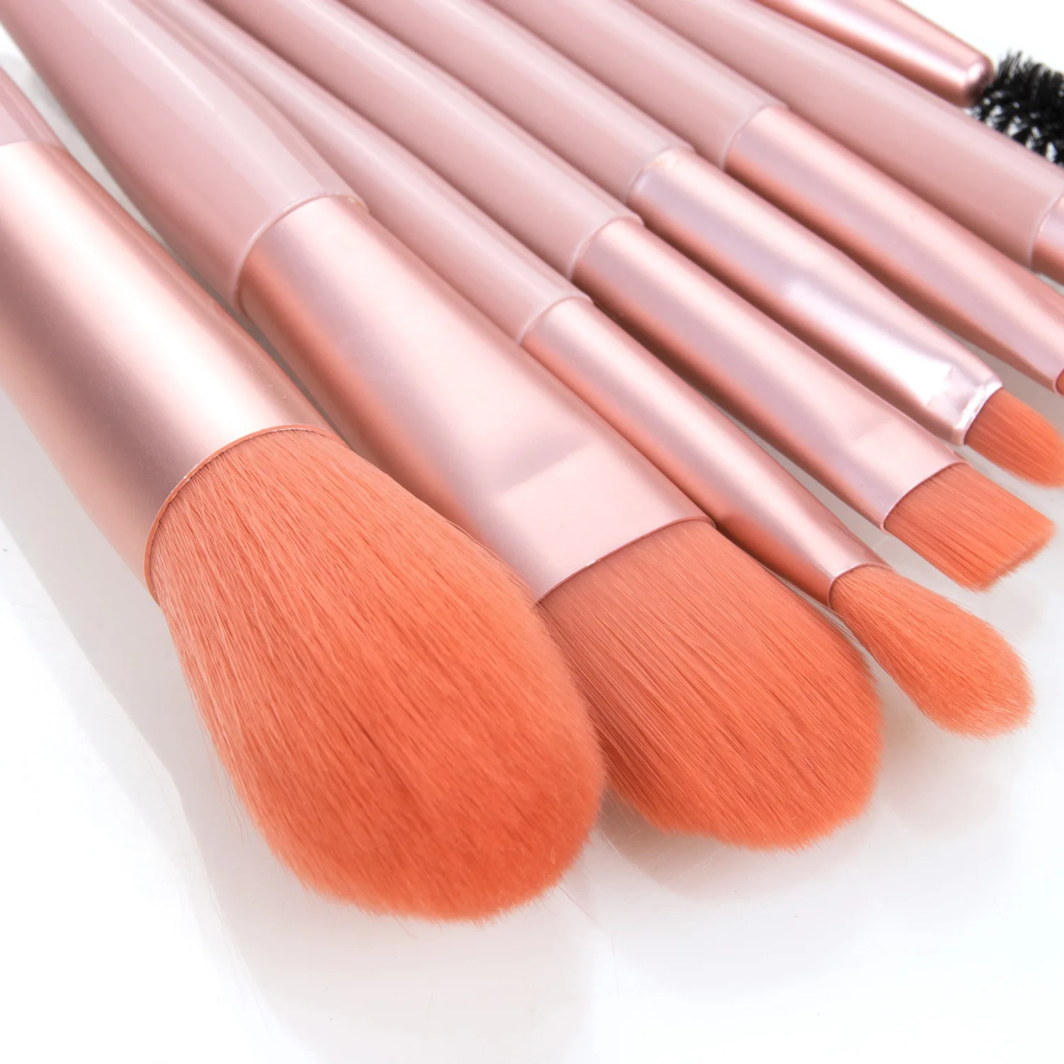 

8pcs Portable Makeup Brushes Set Face Eye Lip Eyeshadow Eyebrow Comb Eyelash Spoolies Foundation Powder Beauty Tools Cosmetic