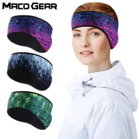 winter warmer print sports elastic sweatband running absorbent headband bicycle yoga gym cycling snowboard headwear men women
