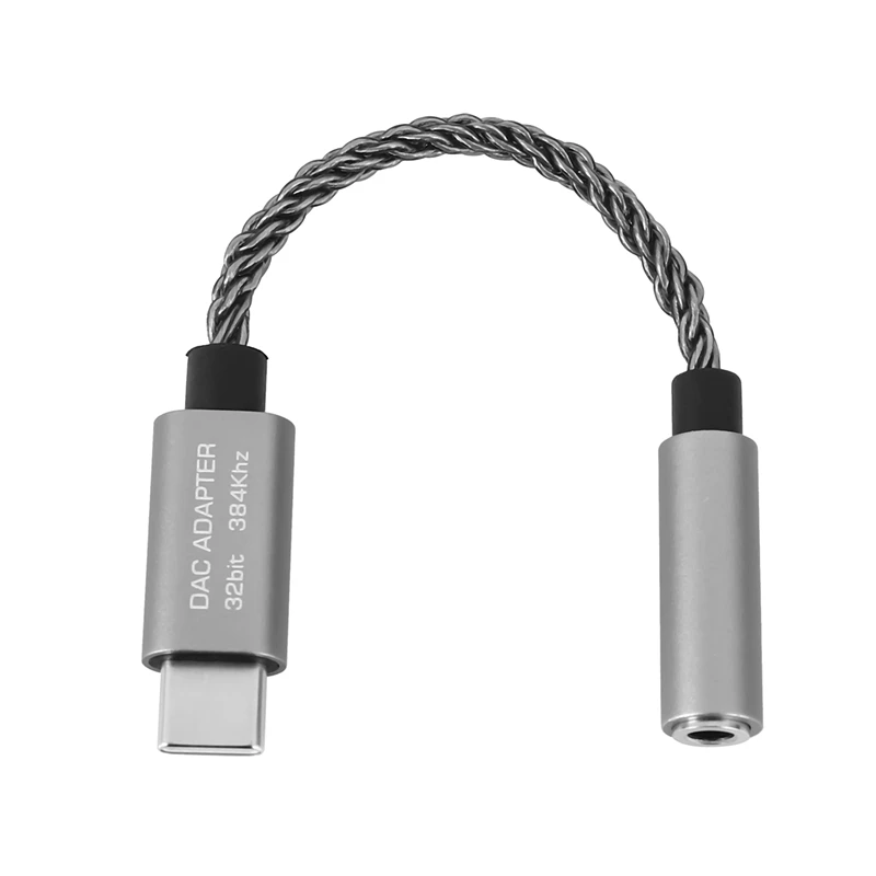 Усилитель для гарнитуры ALC5686 с USB Type-C на 3 5 мм DAC 16-32 Ом 384 дБ PCM 32B/кГц цифровой