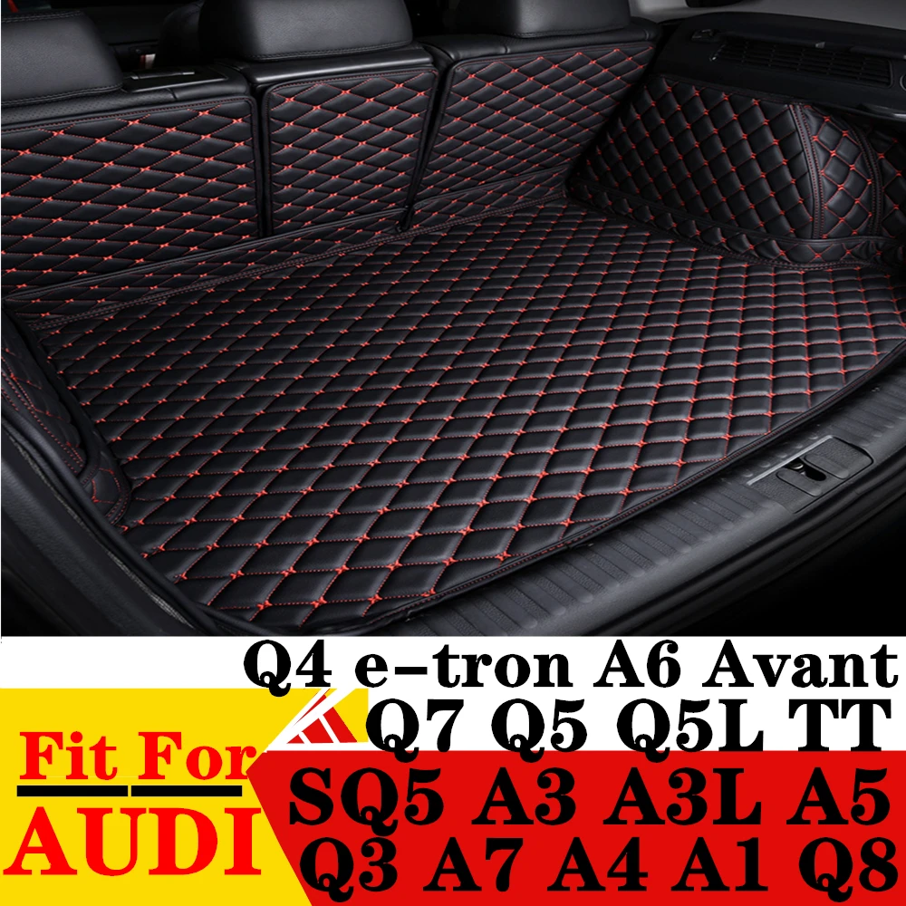 

Car Trunk Mat For AUDI A1 A3 A4 A5 A6 A7 Q5L Q3 Q7 Q5 Q8 SQ5 TT Q4 All Weather Rear Cargo Cover Carpet Liner Boot Luggage Pad