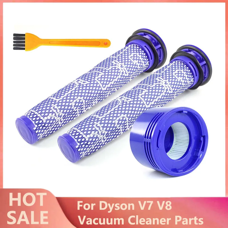 

Replacement for Dyson V8 Pre Filter + HEPA Post Filter, Compatible Dyson V7 V8 Animal Absolute Cordless Vacuum for
