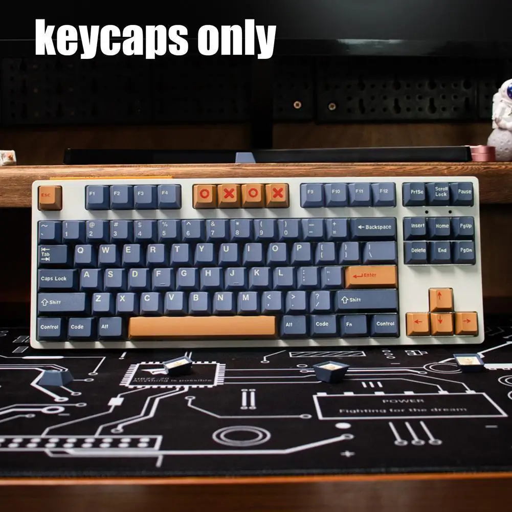 

173 Keycaps Double Shot Profile Gmk Apollo/denim Ansi Iso Pbt Layout Keycap For Gmmk Pro Mechanical Gaming Keyboard W4a1